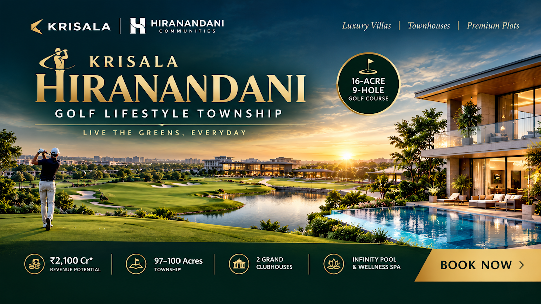 Krisala Hiranandani Golf Lifestyle Township - luxury golf living in Nagpur