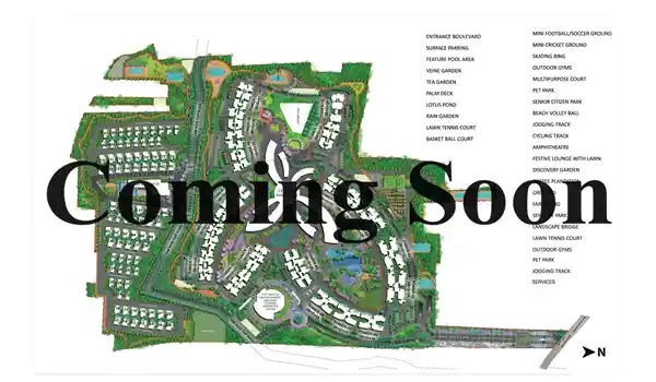 Krisala Nagpur Township - master plan of the 105-acre MIHAN township (representative image)